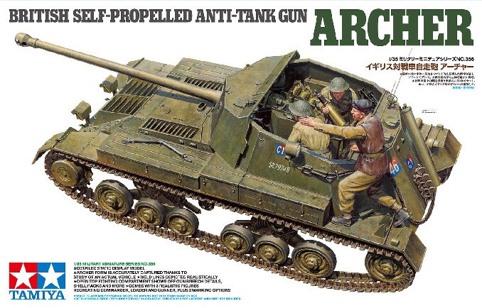 British Archer Tank w/Self-Propelled Gun