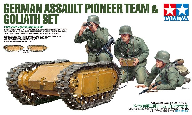 German Assault Pioneer Team (3) & Goliath Tracked Mines (2)