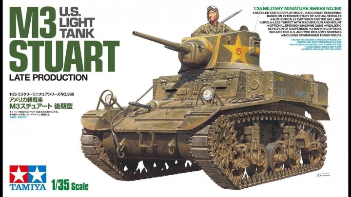 US M3 Stuart Late Production Light Tank