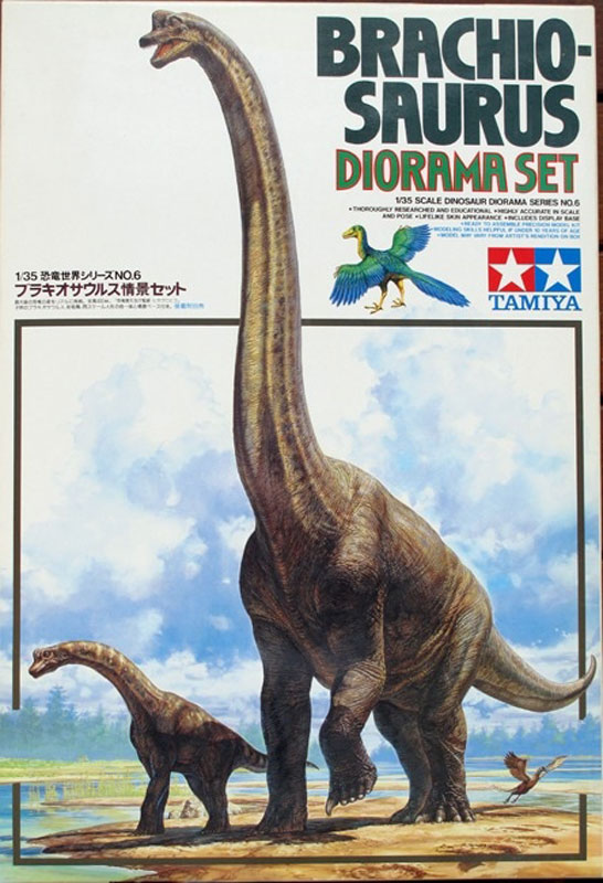 Brachiosaurus Dinosaur Diorama Set