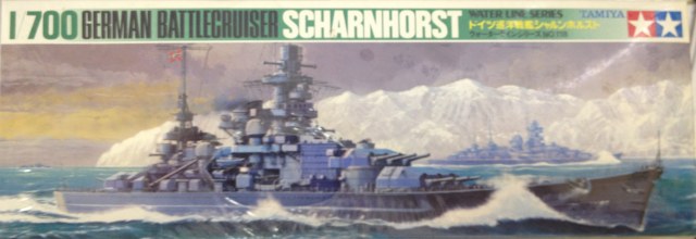 German Scharnhorst Battleship Waterline