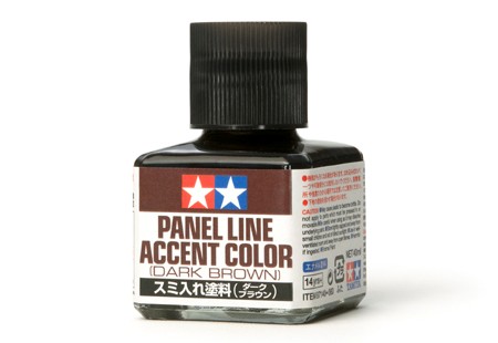 Tamiya 87140 - Panel Line Accent Color Dark Brown - 40ml - Midwest Model  Railroad