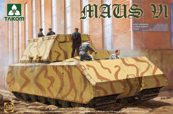 WWII German Maus V1 Super Heavy Tank (New Tool)