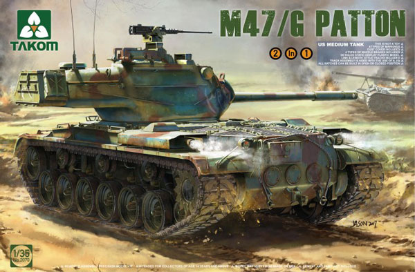 US M47/G Patton Medium Tank (2 in 1) (New Tool 2017)