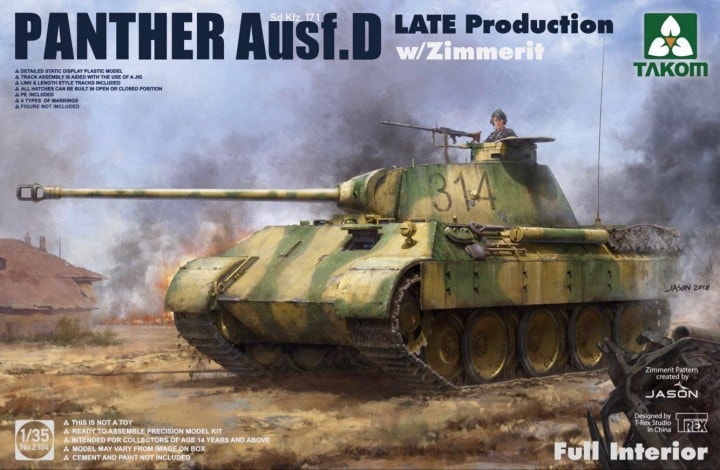 Panther Ausf. D Late Production w/ Zimmerit