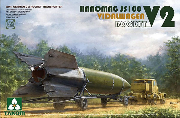 WWII German V2 Vidalwagen Hanomag SS100 Rocket Transporter