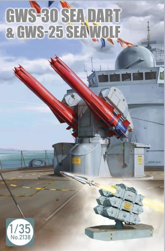 GWS-30 Sea Dart & GWS-25 Sea Wolf Naval Missile Launchers