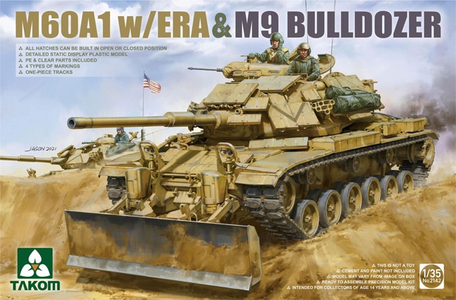 M60A1 wtih ERA & M9 Bulldozer Blade