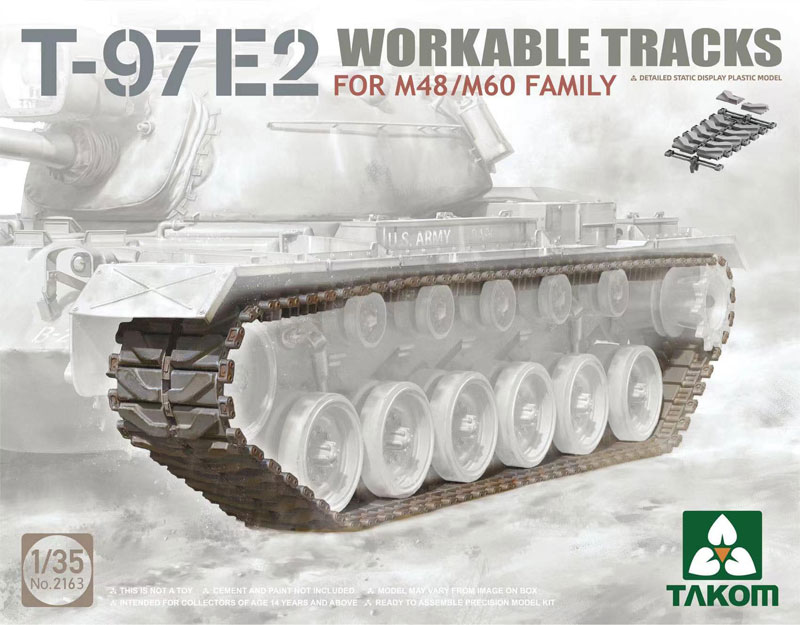 T-97E2 Workable Track Set For M48/M60 Family