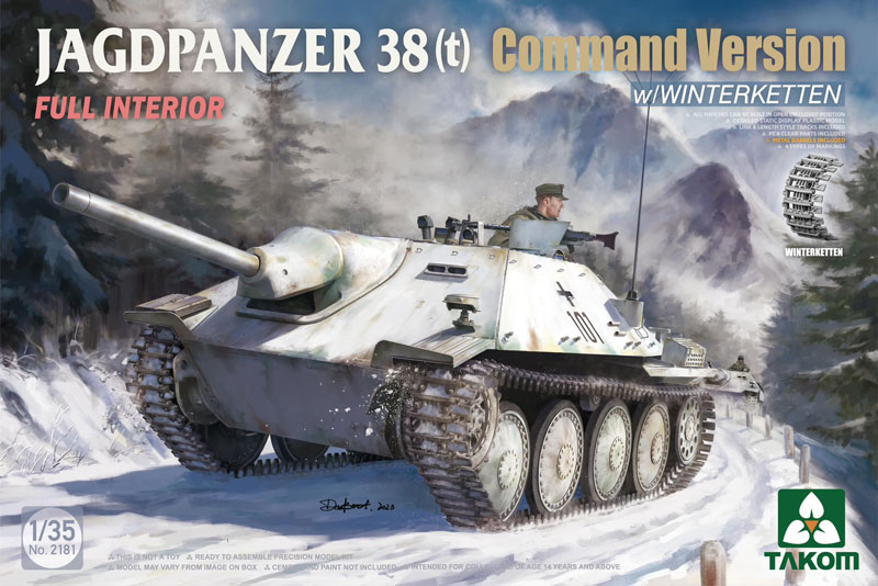 Jagdpaner 38(t) Command Version w/Winterketten