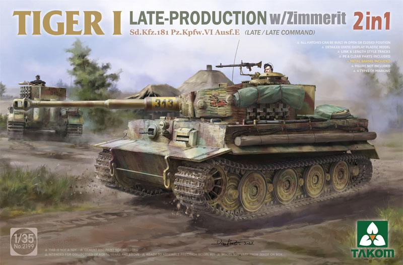 Tiger I Late Production with Zimmerit