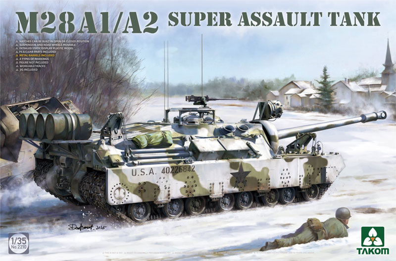 Takom M28A1/A2 Super Assault Tank