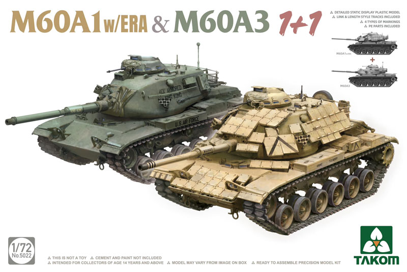 M60A1 w/ERA & M60A3