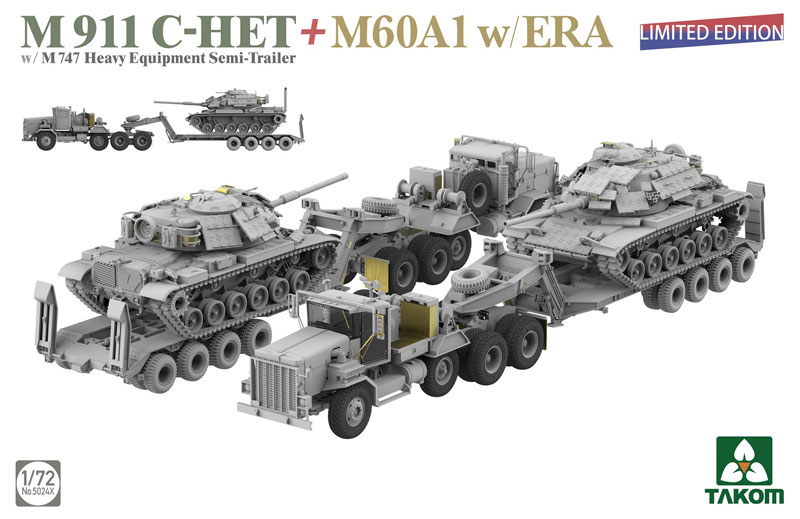 Takom M911 C-HET + M60A1 with ERA