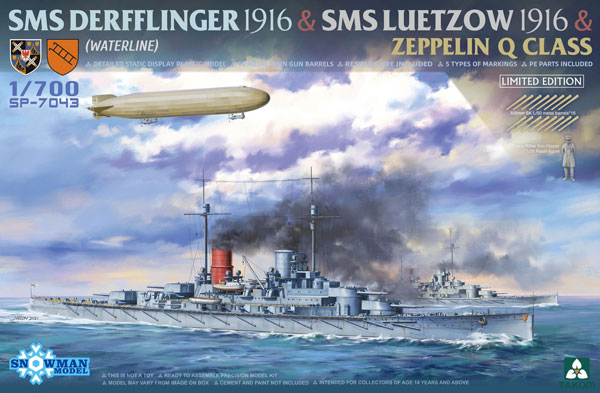 SMS Derfflinger 1916 & SMS Luetzow 1916 & Zeppelin Q Class (Limited Edition)