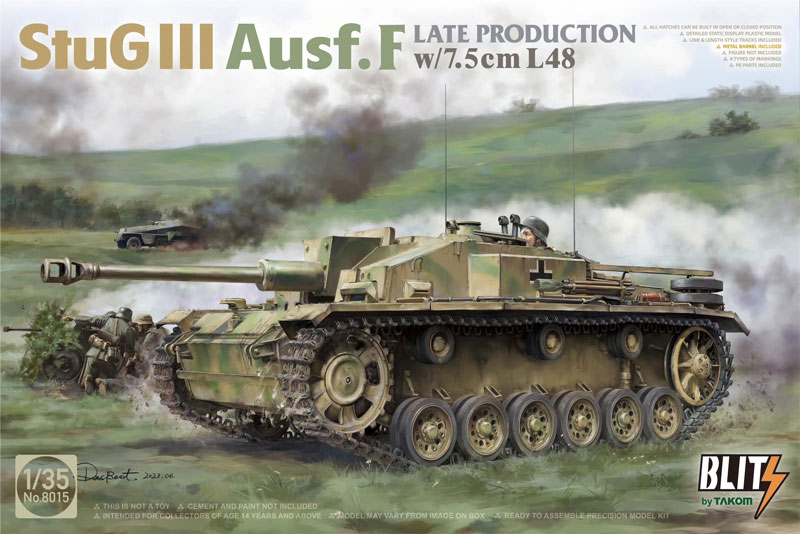 StuG III Ausf F Late Production Tank w/7.5cm L48 Gun