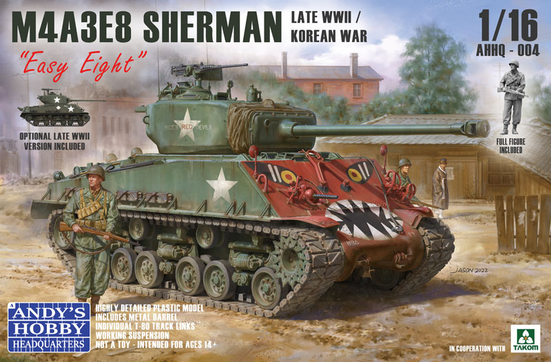 M4A3E8 Sherman Easy Eight Late WWII / Korean War