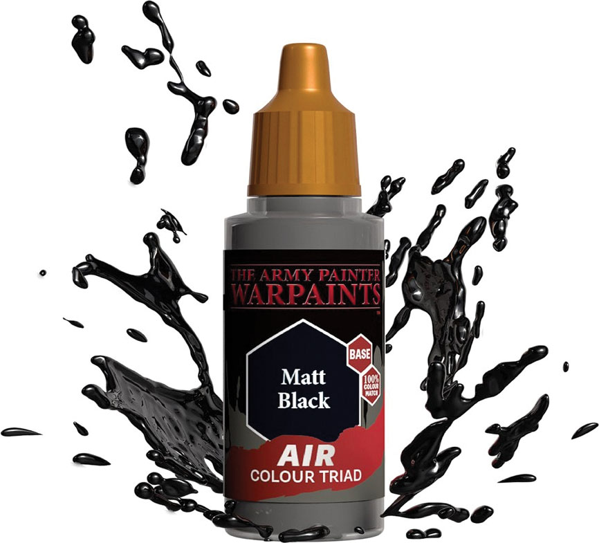 Warpaints Air: Matt Black 18ml