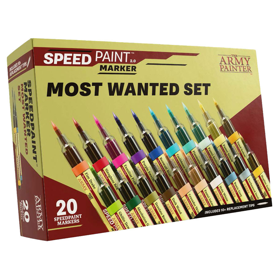 Army Painter Speedpaint Marker Most Wanted Set