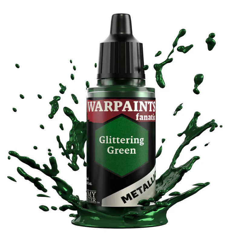 Army Painter: Warpaints Metallic Glittering Green 18ml