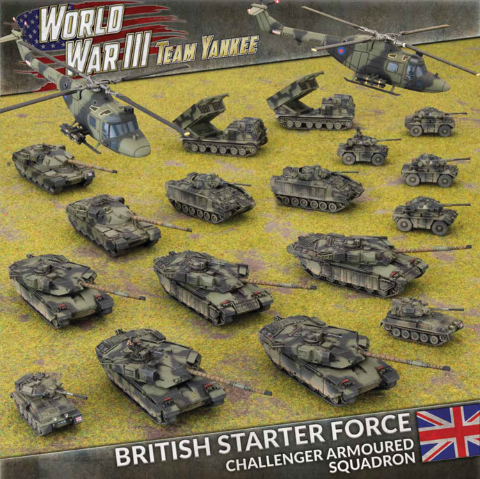 Team Yankee British Starter Force Challenger Armoured Squadron