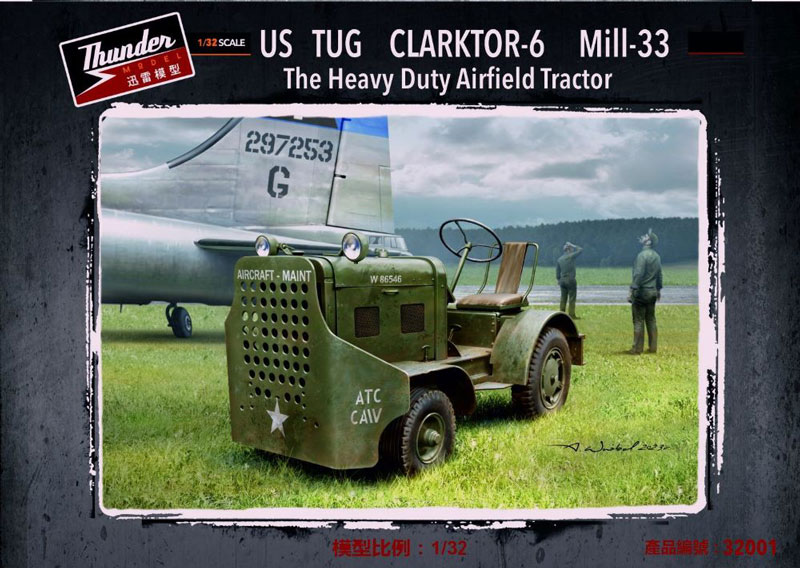 US Clarktor6 Mill33 Heavy Duty Airfield Tow Tractor