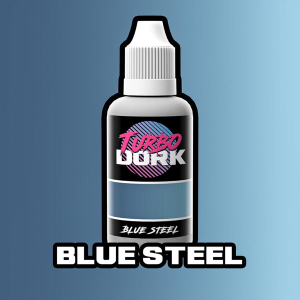 Blue Steel Metallic Acrylic Paint 20ml Bottle