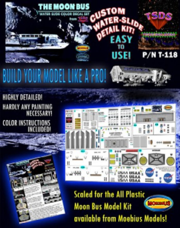 TSDS Moon Bus Decal Set for MOE