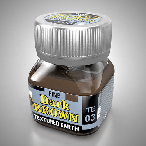 Wilder Dark Brown Earth, Fine Texturing 50ml Bottle