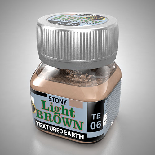 Wilder Light Brown Earth, Stony Texturing 50ml Bottle