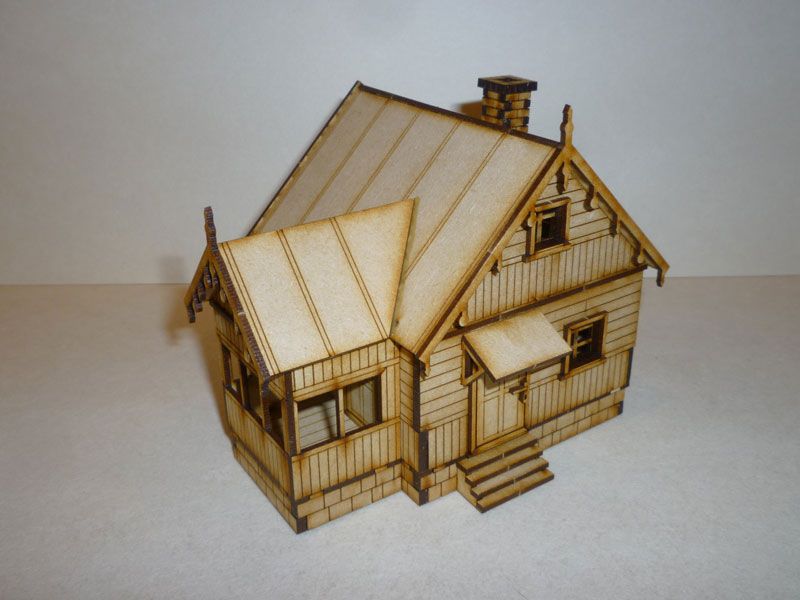 Eastern European House #1 - 1/72nd scale MDF