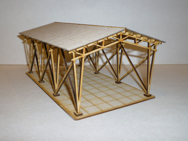 Eastern European Storage Shelter - 1/72nd scale MDF