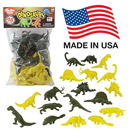 Dinosaurs 48pc Olive and Yellow