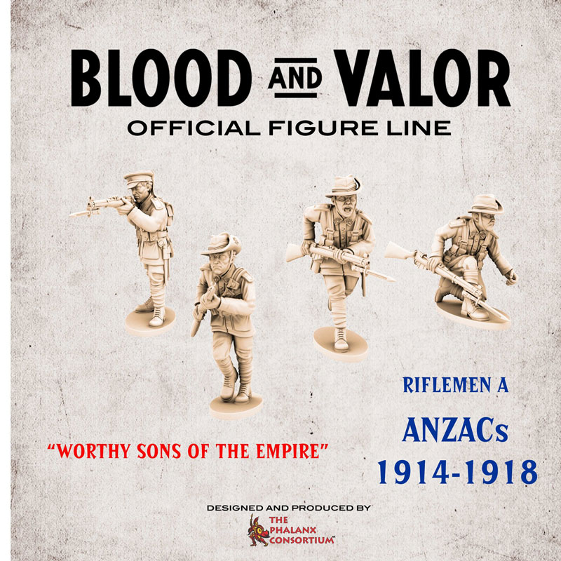 Blood & Valor - WWI ANZAC Riflemen A