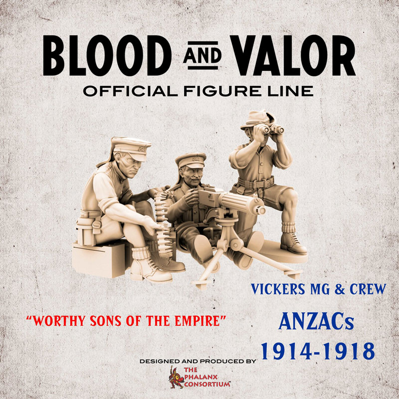 Blood and Valor - ANZAC Vickers MG Team