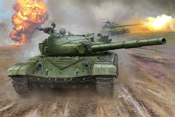 Russian T72B Mod 1985 Main Battle Tank