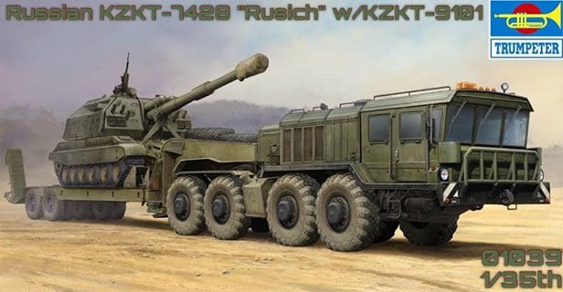 Russian KZKT7428 Transporter w/KZKT9101 Semi-Trailer