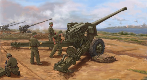 PLA Chinese Type 59 130mm Towed Field Gun (New Variant w/Newly Tooled Parts)