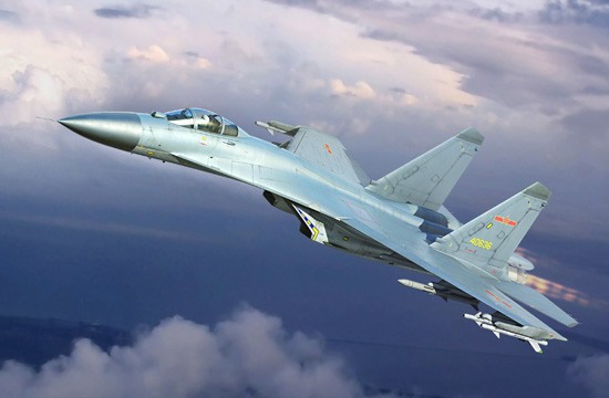 Chinese PLAAF J11B Vigorous Dragon Fighter (Flanker B+)