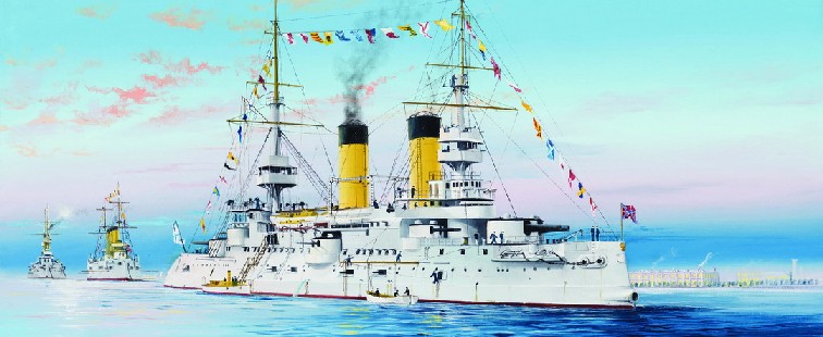 Tsesarevich Russian Navy Battleship 1904 (New Variant)