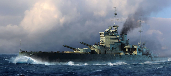 HMS Valiant British Battleship 1939