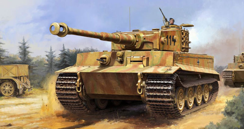 PzKpfw VI Ausf E SdKfz 181 Tiger I Tank Late Production