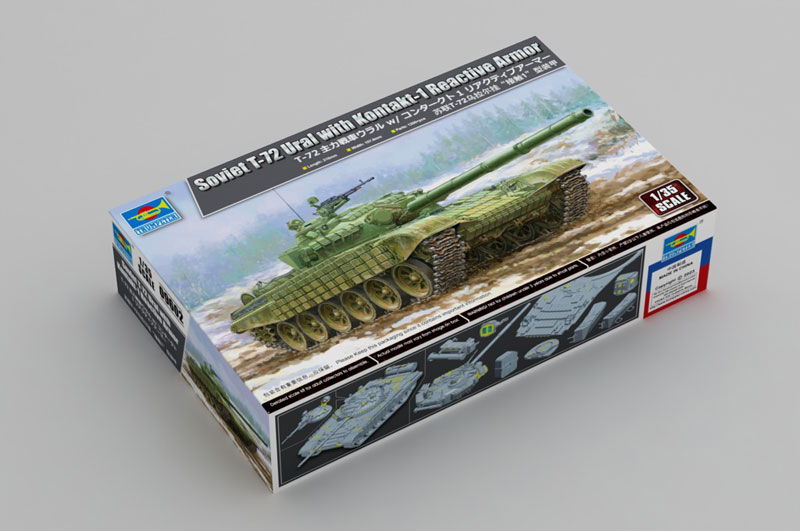 T72 Ural Tank w/Kontakt1 Reactive Armor