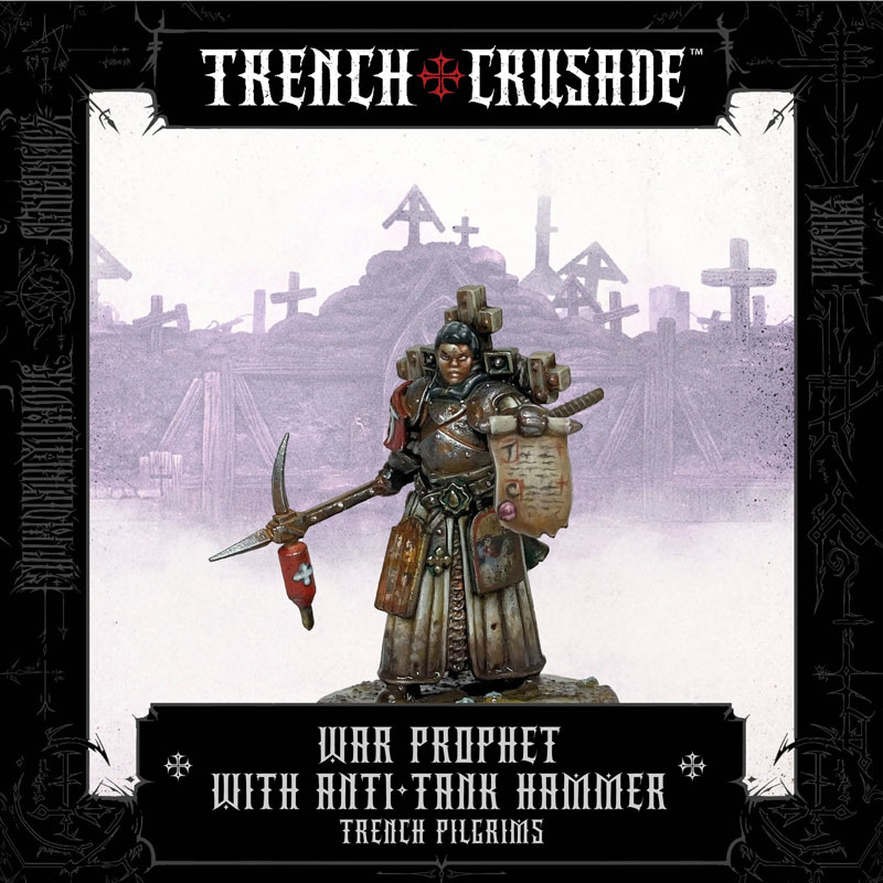 Trench Crusade Trench Pilgrims War Prophet with Anti-Tank Hammer