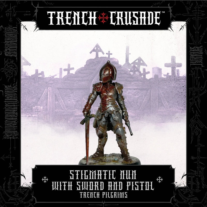 Trench Crusade Trench Pilgrims Stigmatic Nun with Sword and Pistol
