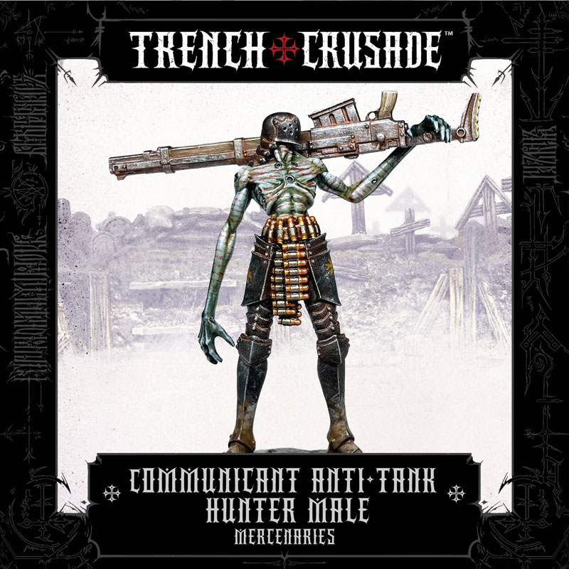 Trench Crusade Mercenaries Communicant Anti-Tank Hunter (Male)