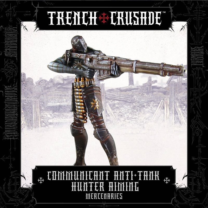 Trench Crusade Mercenaries Communicant Anti-Tank Hunter (Aiming)