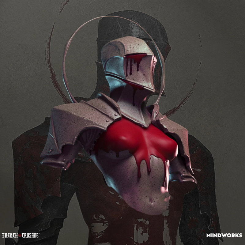 Mindworks Trench Crusade Stigmatic Nun Bust