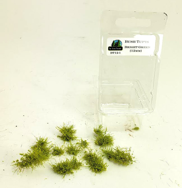 Bush Tufts - Bright Green 12mm