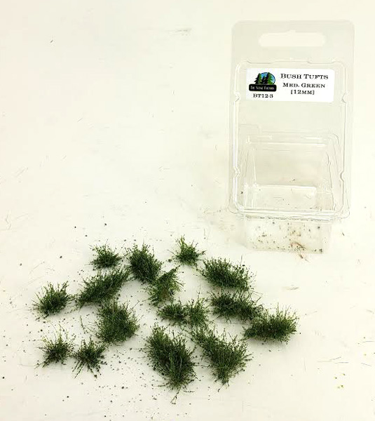 Bush Tufts - Med. Green 12mm